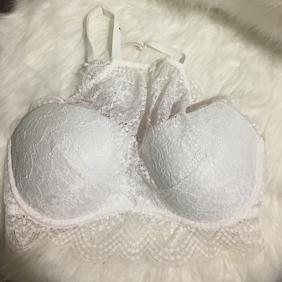 PINK Eyelash Lace Bralette - Picture 2 of 3